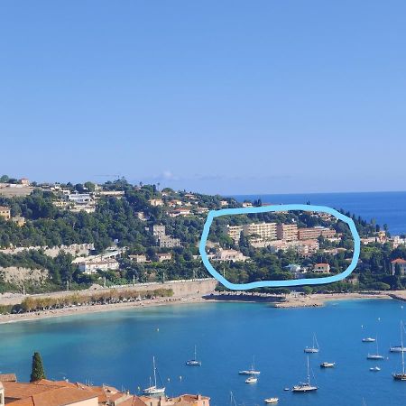 Vintage Flat Overlooking Villefranche Bay Apartment ภายนอก รูปภาพ