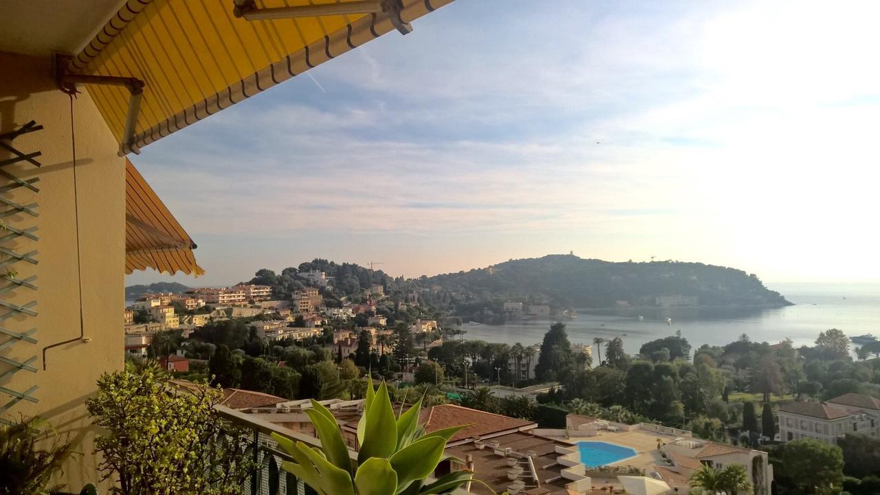 Vintage Flat Overlooking Villefranche Bay Apartment ภายนอก รูปภาพ