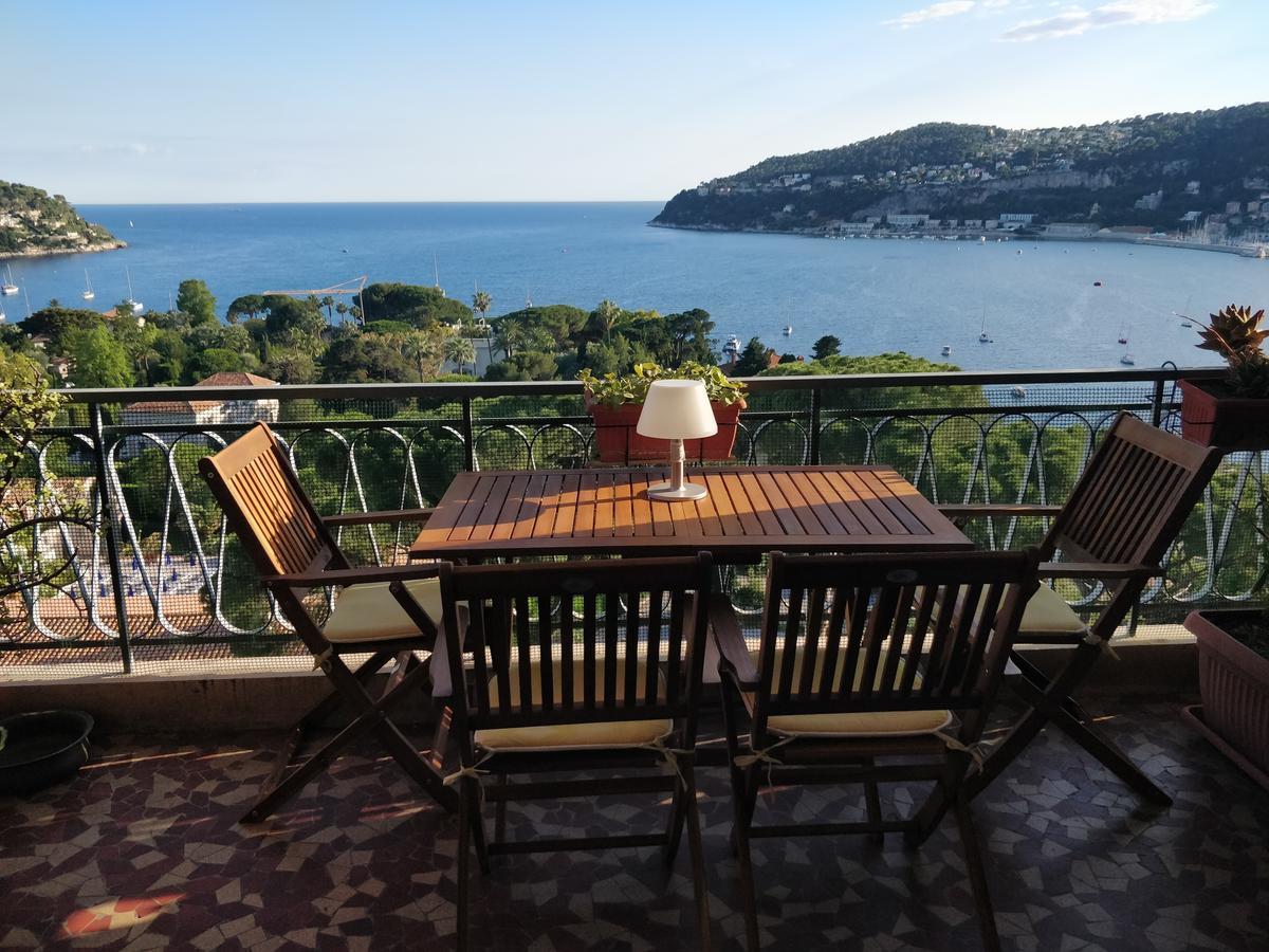 Vintage Flat Overlooking Villefranche Bay Apartment ภายนอก รูปภาพ