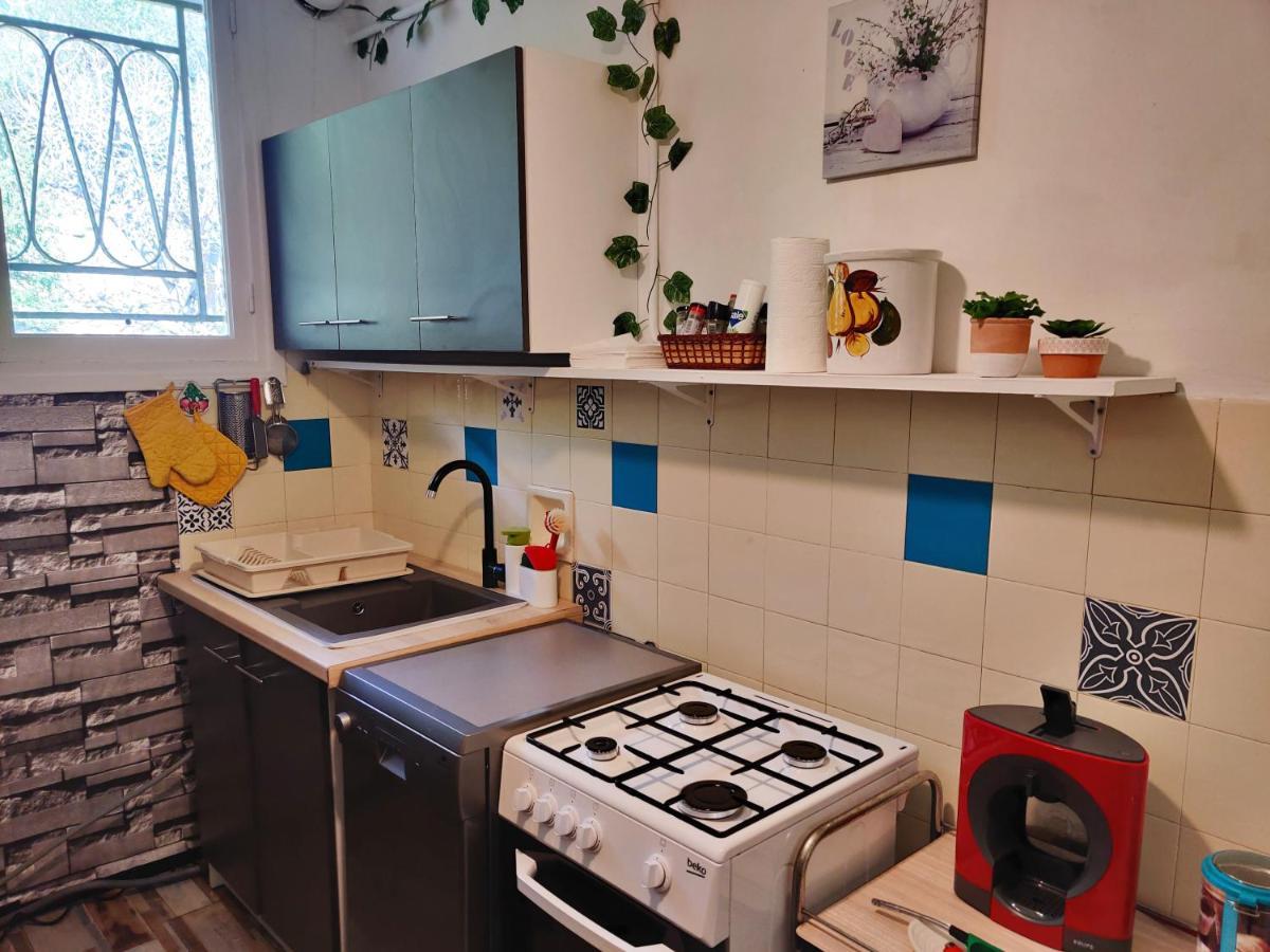 Vintage Flat Overlooking Villefranche Bay Apartment ภายนอก รูปภาพ